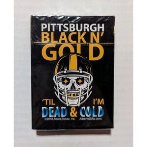 PITTSBURGH "Till I'm Dead & Cold" STEELERS  Playing Cards Standard